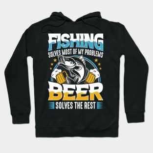 Fishing solves my problems Hoodie